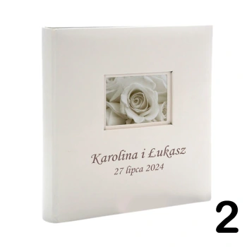 Album ślubny, wsuwany, 500 zdjęć 10x15, personalizowany, 12 wzorów do wyboru